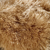 Tapis or à poils longs en polyester – Poils Longs Moelleux Berka : détail du tissage