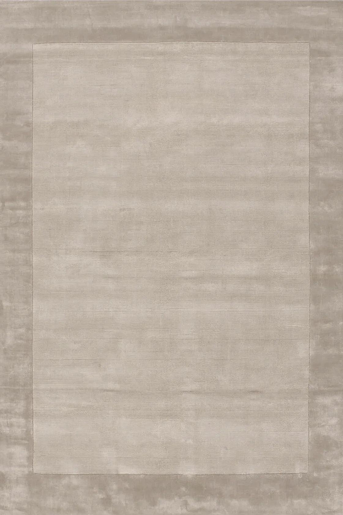 Tapis de couloir ivoire en viscose – Everest : vue d'ensemble du tapis