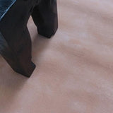 Pink Viscose Rug – Annamitique, in an interior