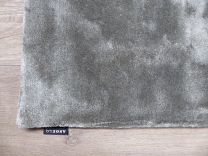 Tapis Gris Elégant Brillant Viscose