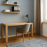 Teppich Grau aus Viskose – Annamitique, im Arbeitszimmer