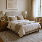 Vloerkleed lichtgrijs vintage van viscose 200x300 – Erica