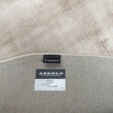 Tapis rond vintage beige en viscose – Erica : envers du tapis