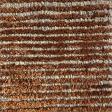 Alfombra terracota beige de lana y poliamida – Magnifique – detalle del tejido