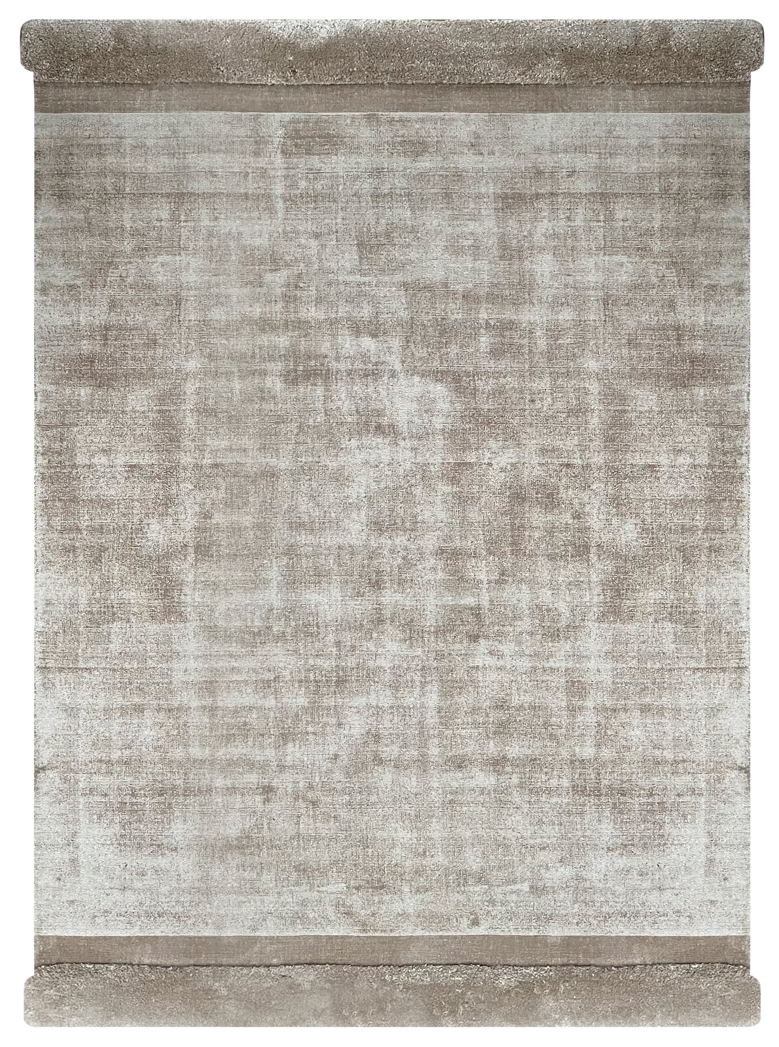 Elégant et original tapis gris beige - 100% polyester - Fliz