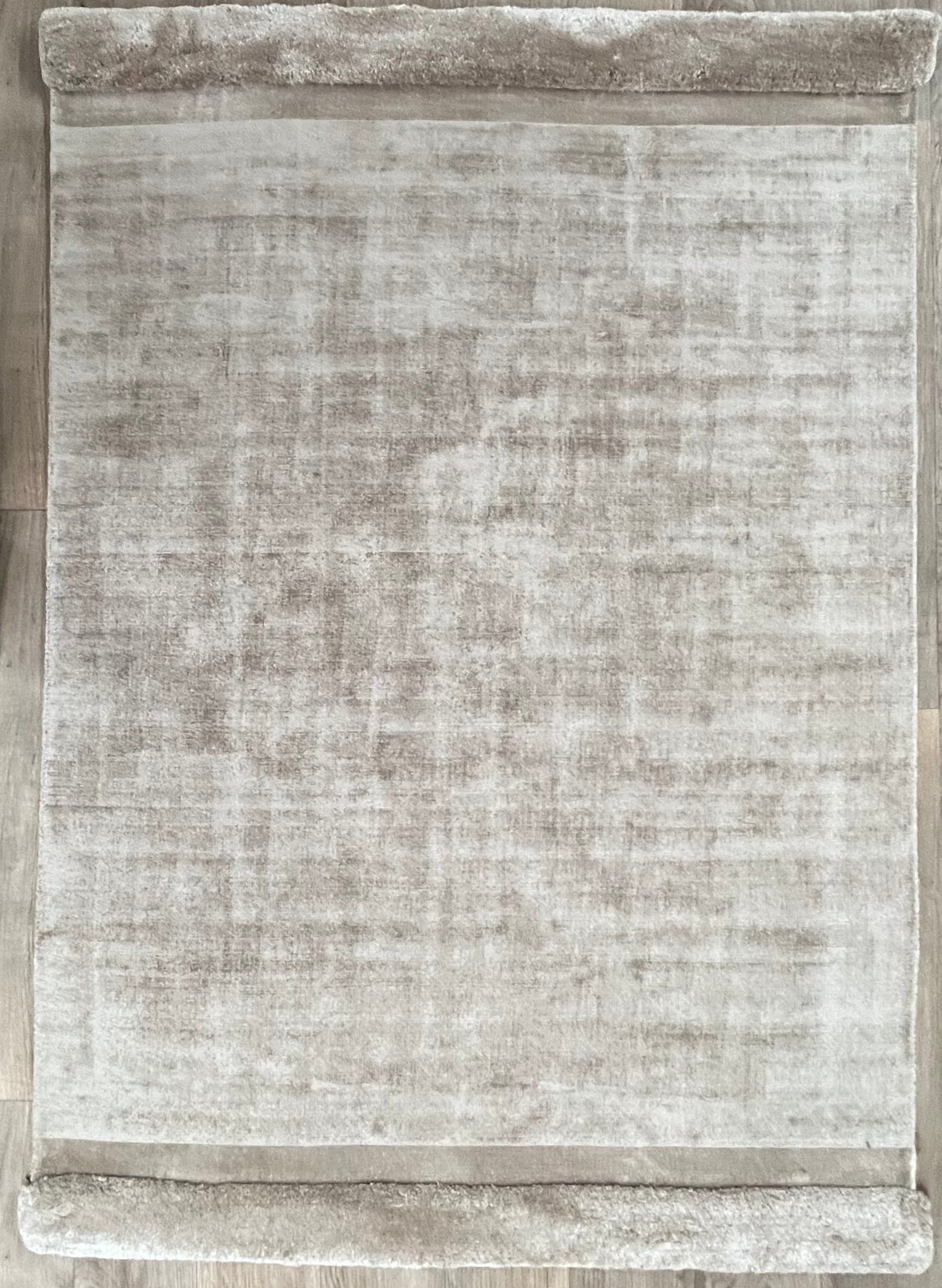 Elégant et original tapis gris beige - 100% polyester - Fliz