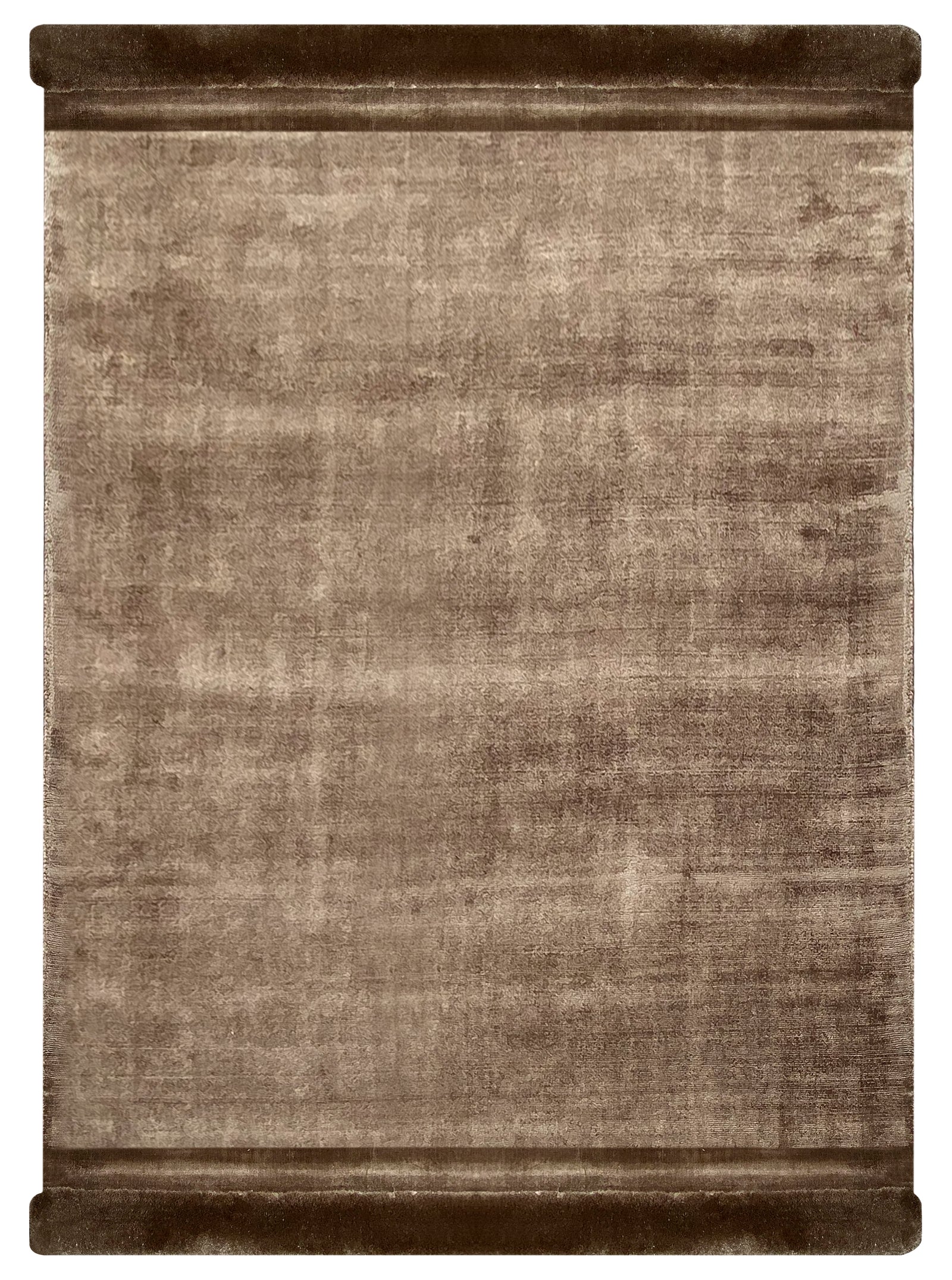 Elégant et original tapis marron - 100% polyester - Fliz