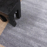 Teppich Weiß und Blau aus Viskose – Pixel, im Wohnzimmer (2)