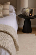 Vloerkleed beige effen van brandnetel 200x300 – Nettle