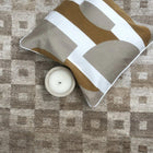 Teppich Beige und Braun aus Nesselfaser 140x200 – Nettle