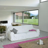 Tapis de couloir rose en laine – Milhac, dans un salon