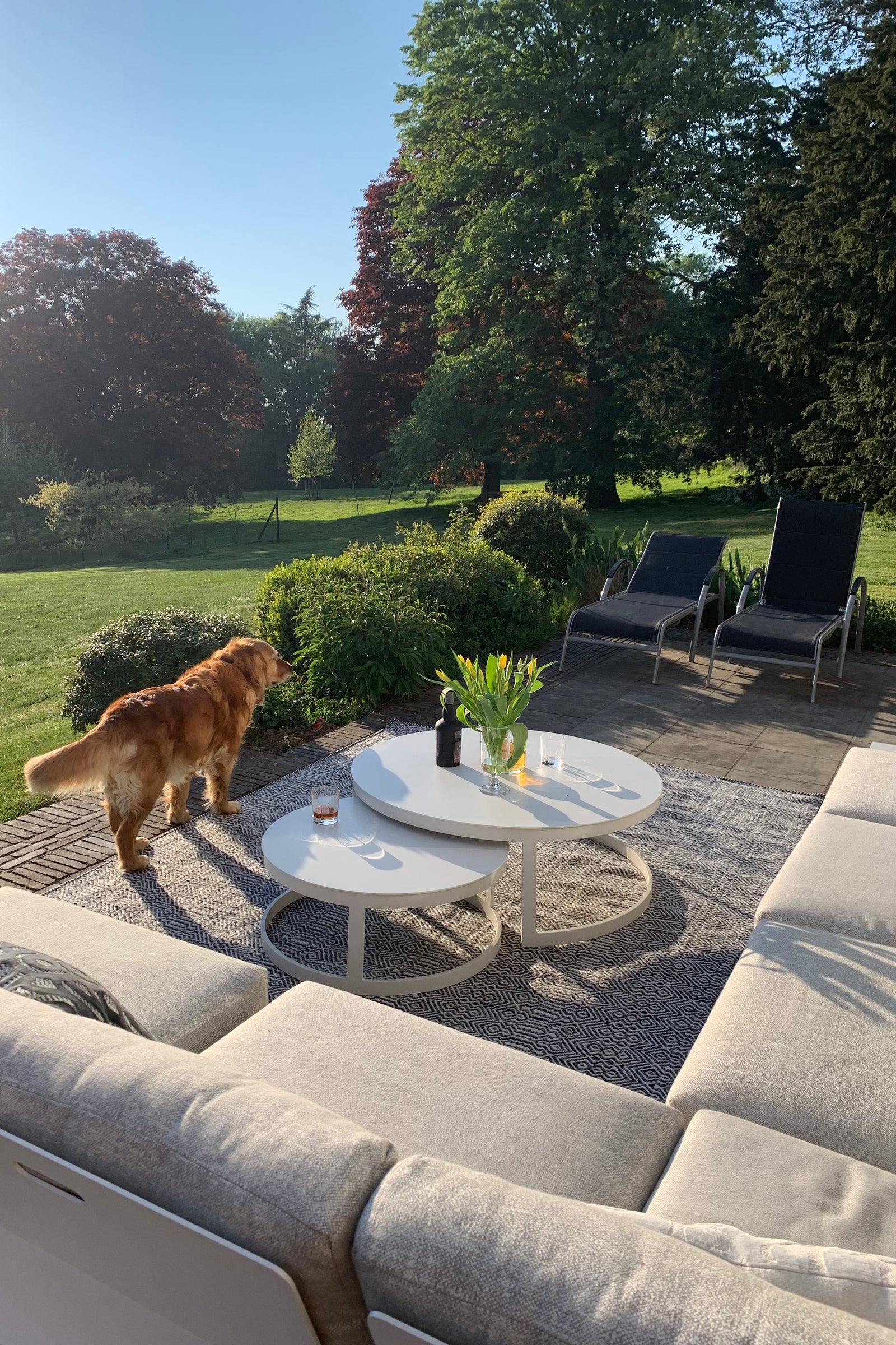 The Tessera outdoor rug made from recycled PET – Ethnic & Scandinavian style