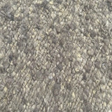 Vloerkleed bruin van wol – Coolest – detail van de weving