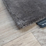 Läufer Grau aus Bambus – Bamboo – Detail der Kante