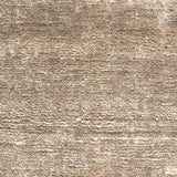 Vloerkleed beige van bamboezijde – Sievy – detail van de weving
