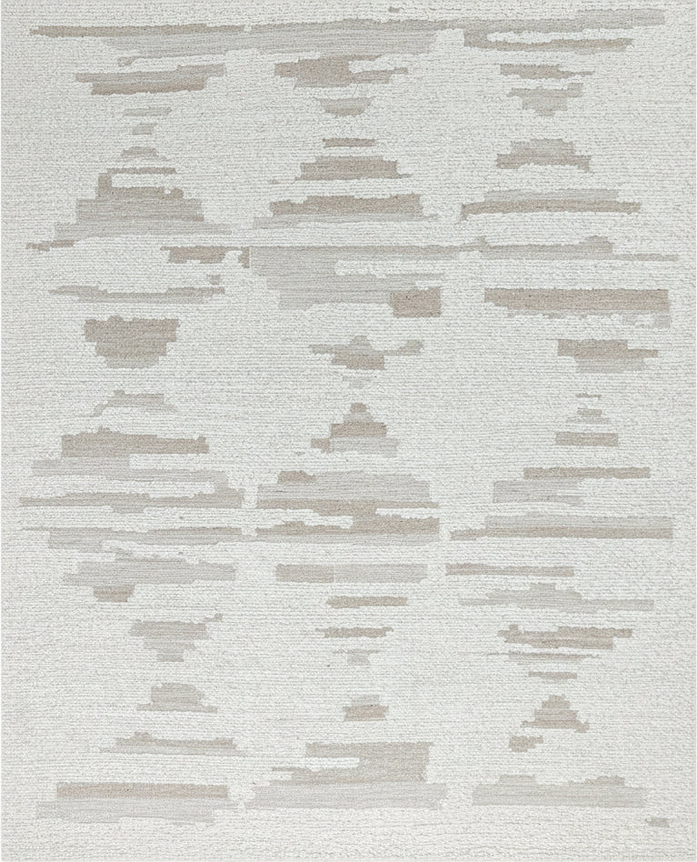 Tapis en laine haut de gamme fait main Sahel 3078 par angelorugs avec finitions franges et découpe sur mesure pour Bel-Deco.