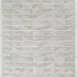 Grey and White Wool Rug – Sahir – full view of the rug