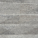 Grey and White Wool Rug – Sahir – close-up of the weave