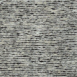 Tapis ivoire et gris en laine et soie – Magnifico : détail du tissage