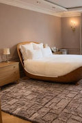 Teppich Braun Hochflor aus Wolle 60x120 – Baipal