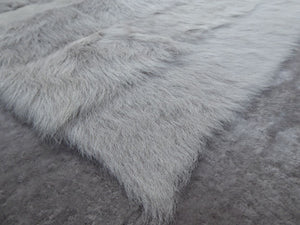 Baipal Grijs Tapijt – 100% Lamswol – Handgevormde Textuur