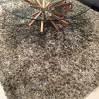 Tapis gris et bronze à poils longs 60x120 – Laurita