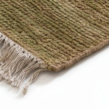 Teppich Bronze aus Jute – Wakanna – Detail der Kante