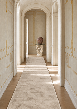 Tapis de couloir Uni Crème Brillant et Soyeux (Haute Résistance) - Pacs (60x120, 60x200, 60x250 et 60x265))