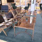 Tapis gris en laine – Bhurkan, dans un salon