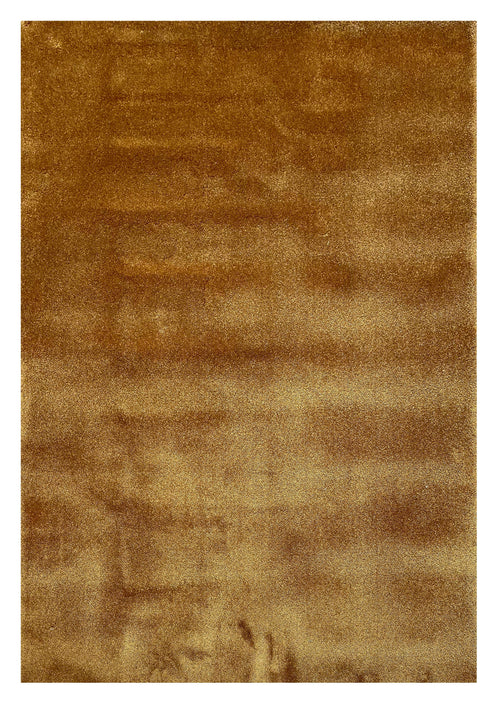 Tapis de couloir bronze à poils ras en polyamide – Pax : vue d'ensemble du tapis