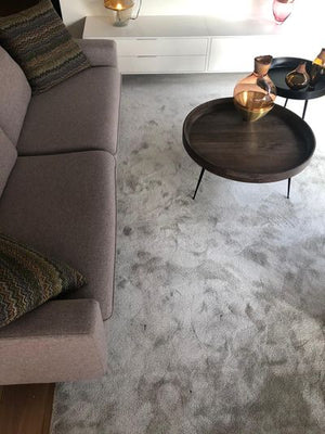 Tapis de couloir Uni Gris Brillant et Soyeux (Haute Résistance) - Pacs (70x.., 80x.., 100x200, 100x320 et Rond)