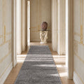 Alfombra gris de polyamida 60x140 – Pacs