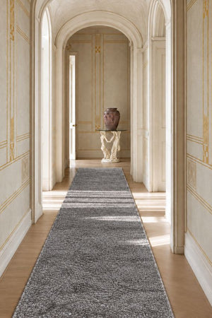 Tapis de couloir Uni Gris Brillant et Soyeux (Haute Résistance) - Pacs (60x140, 75x250, 75x315, 100x200, 140x200, 170x240 et 195x245)