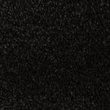 Rond vloerkleed zwart van polyamide – Michigan – detail van de weving