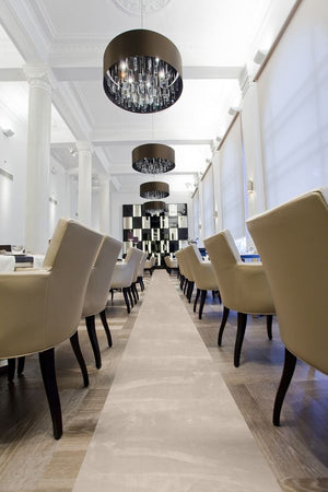Tapis de salon ou couloir beige en polyamide - Affinal (75x.., 80x.., 100x220 et 100x255)