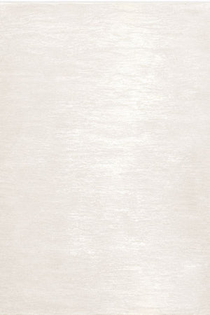Tapis plat Blanc en Polyamide Style Contemporain avec ou sans surjet coloré - Clarity (60x90, 160x230, 160x240..)