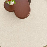 Teppich Creme Kurzflor aus Polyamid – Clarity, im Wohnzimmer (2)
