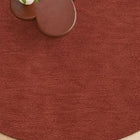 Red Round Polyamide Rug 60R – Clarity