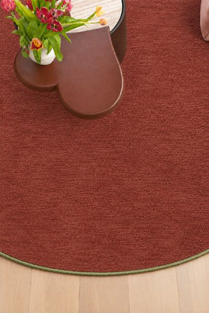 Tapis plat Rouge en Polyamide Style Contemporain avec ou sans surjet coloré - Clarity (60x120, 60x200, 60x230, 65x230...)
