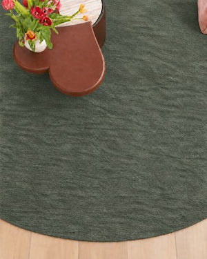 Tapis de couloir ou salon plat Vert en Polyamide Style Contemporain avec ou sans surjet coloré - Clarity (75x200, 95x200, 100x250, 200x300, 220x400, Rond..)