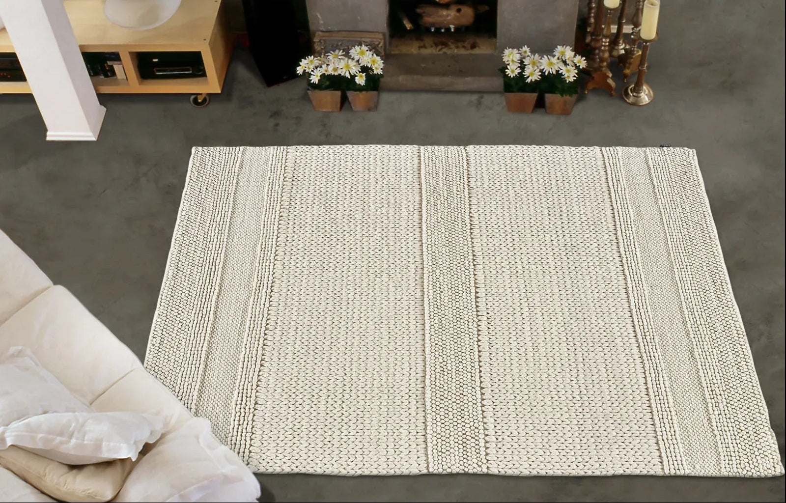 Tapis Mood – 100 % Laine de Nouvelle-Zélande à Motifs Géométriques - Tapis Contemporains à Prix Outlet - Bel-Deco