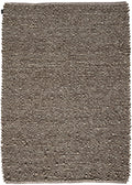 Vloerkleed bruin hoogpolig van wol 170x240 – Looping
