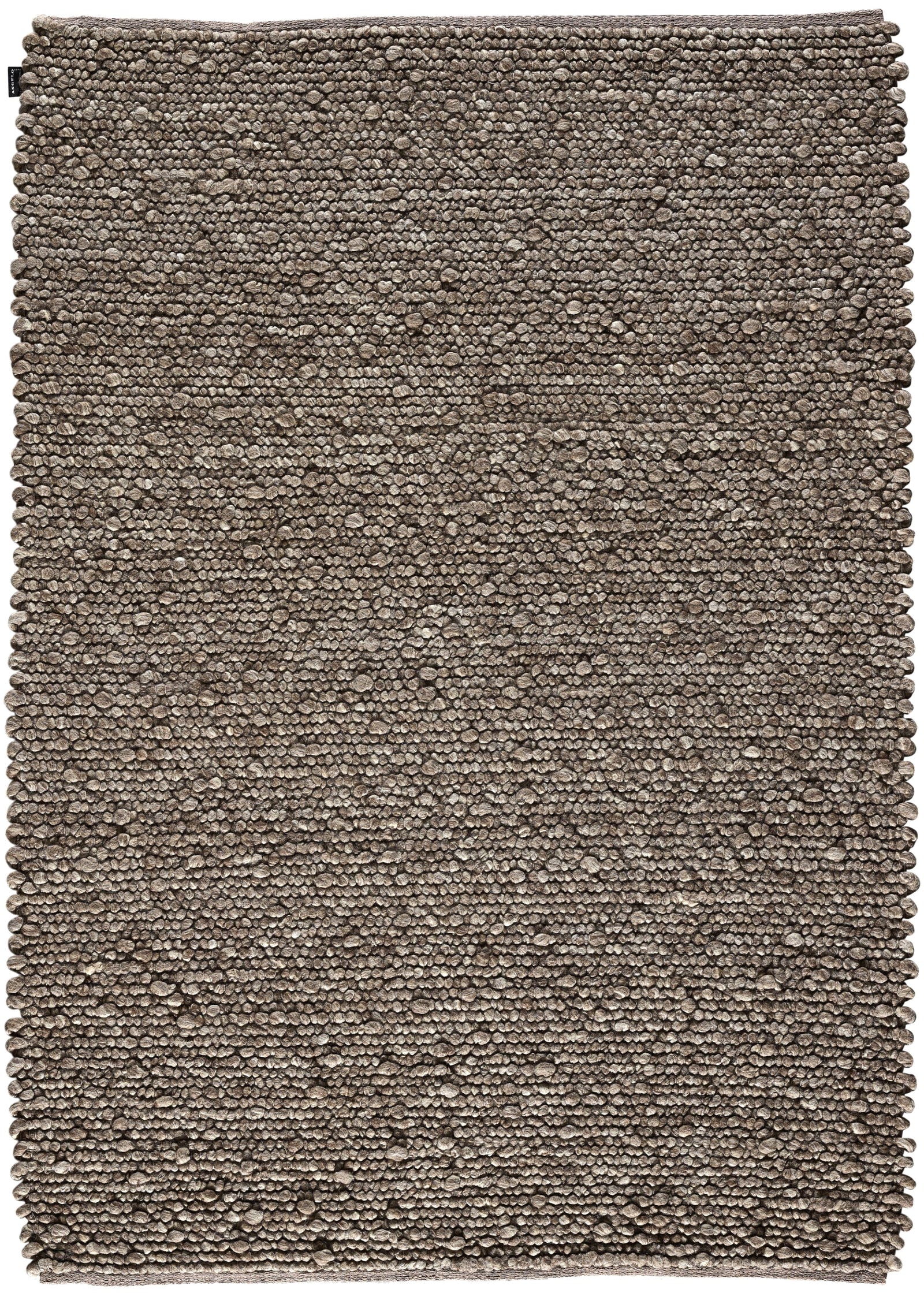 Tapis Looping Naturel à Boules – 100% Laine – Tissé Main Texturé Tapis Contemporains à Prix Outlet - Bel-Deco