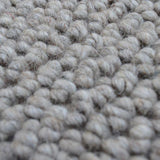 Alfombra redonda blanca de lana Ø 90 cm – Lagoon – detalle del tejido