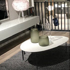 Vloerkleed grijsblauw met lussen van wol 140x200 – Waves