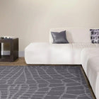 Alfombra gris lana/viscosa 170x240 – Harmony