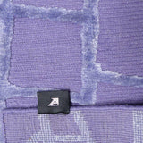 Tapis violet en laine et viscose – Harmony : envers du tapis