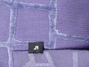 Harmony - Paars en blauw wollen en viscose vloerkleed - Moderne vloerkleden tegen outletprijzen - Bel-Deco