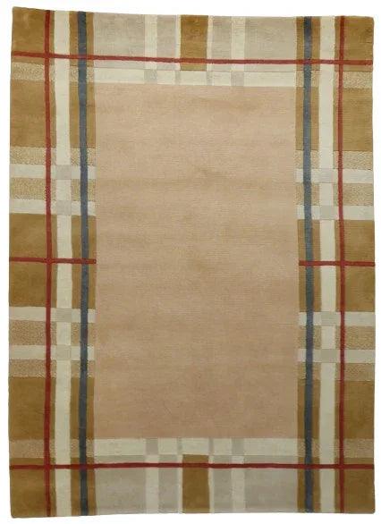 Tapis multicolore en laine – Indiana : vue d'ensemble du tapis