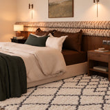 Teppich Weiß und Grau Berber aus Wolle – Zaghouan, im Schlafzimmer